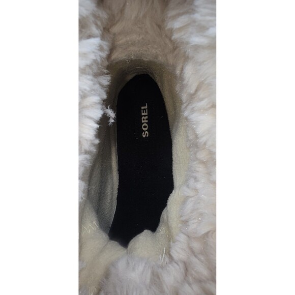 Sorel Women’s Size 8 Tivoli Waterproof Duck Fleece Leather Winter Boots Tan - Picture 10 of 16